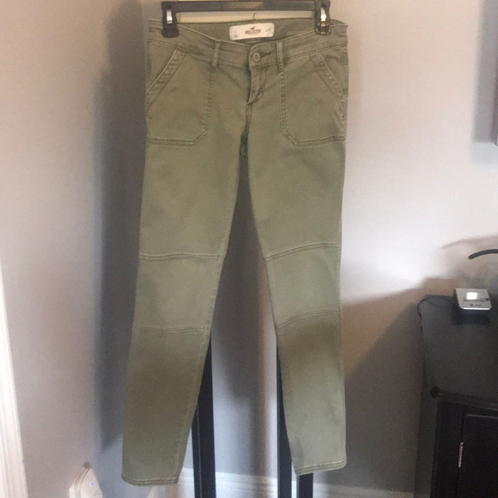 Hollister green denim